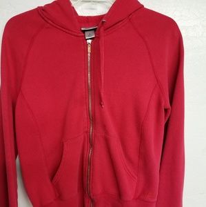 Red hoodie sweatshirt